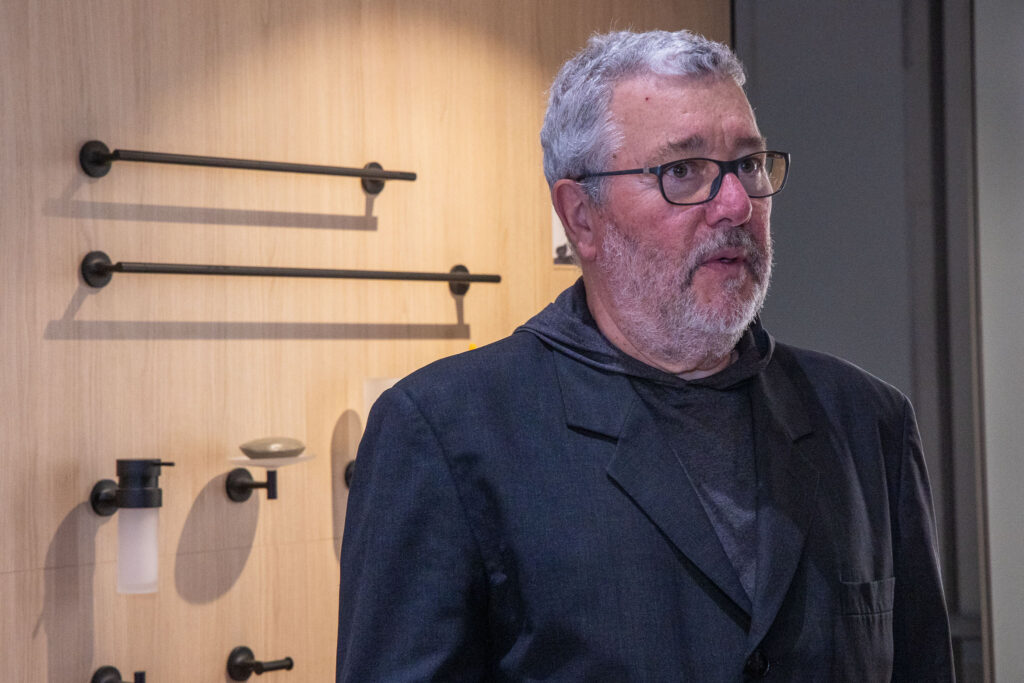 Philippe Starck allo stand Duravit