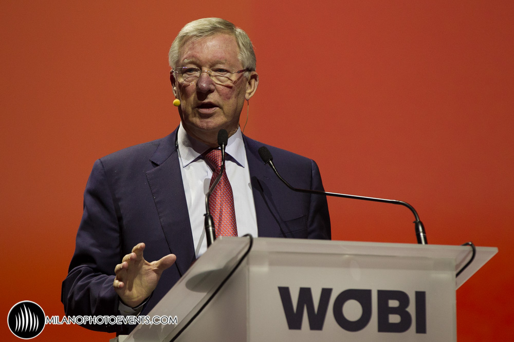 SIR ALEX FERGUSON A MILANO WBF 2016